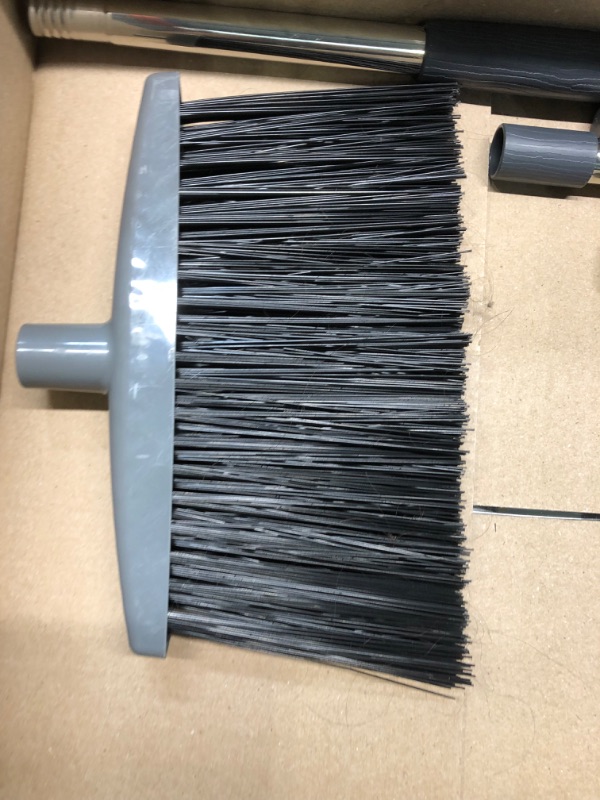 Photo 4 of Broom and Dustpan Set, Broom Dust pan, Dustpan with Long Handle, Broom with Dustpan, Broom and Dustpan Set for Home, Dustpan Comb, Broom with Dustpan(Deep Gray&Light Gray)