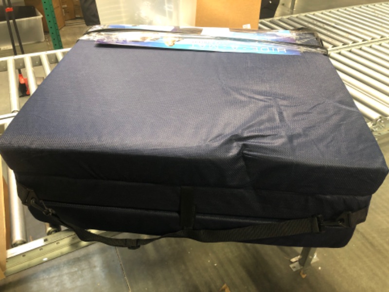 Photo 3 of American Furniture Alliance Hide A' Mat 3.5 x 30 x 75 inch Jr Twin TriFold Mattress, Navy