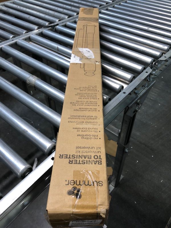 Photo 1 of Summer Banister to Banister Gate Mounting Kit - Fits Round or Square Banisters, Accommodates Most Hardware & Pressure Mount Baby Gates up to 37 Tall, Gate Sold Separately (Pack of 1)