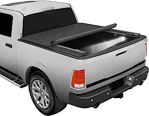 Photo 1 of JDMSPEED Soft 4-Fold Truck Bed Cover Compatible with 2009-2022 Dodge Ram 1500 2500 Tonneau Cover 5.7ft (67.4in) Bed Truck Bed Cover Accessories with Led Light and 118 inch Waterproof Strips