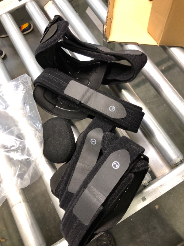 Photo 1 of Orthomen Lateral Unloader Knee Brace for Osteoarthritis & Bone on Bone Joint Degeneration Offloader with Built in Hex Key L1851 L1843 Outside, Left Left Lateral