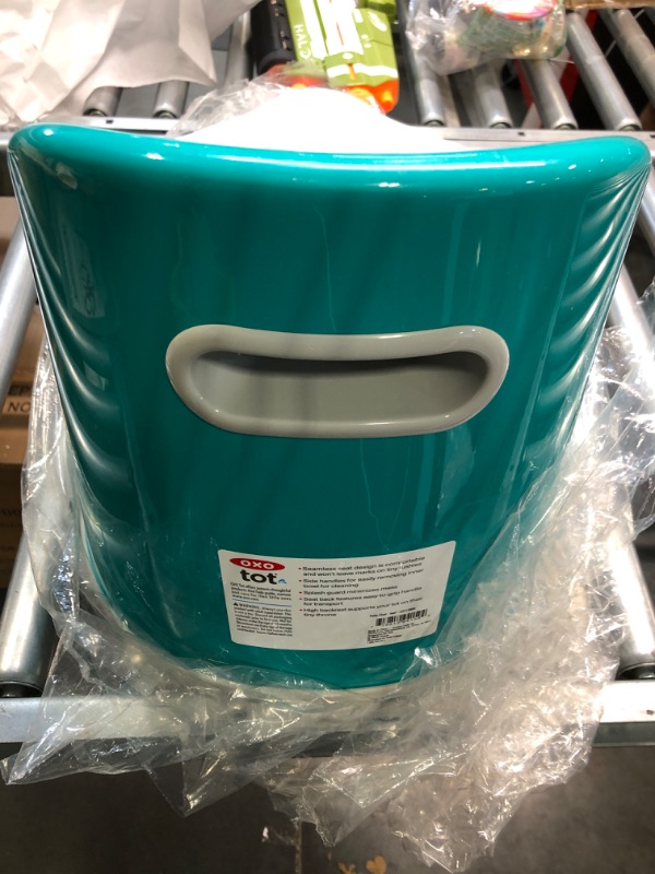 Photo 4 of OXO Tot Potty Chair, Teal 1 Count (Pack of 1) teal