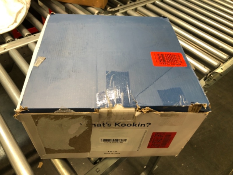 Photo 1 of Kook Stainless Steel Chafing Dish Buffet Set, with Glass Viewing Lid and Built-In Lid Holder, Round Food Warming Tray, For Parties, Dinners and Catering, 4.5 Qt 1