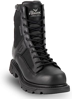 Photo 1 of Thorogood GEN-Flex2 8” Side-Zip Waterproof Black Tactical Boots for Men and Women - Lightweight Leather and Nylon with Slip-Resistant Outsole; EH Rated
