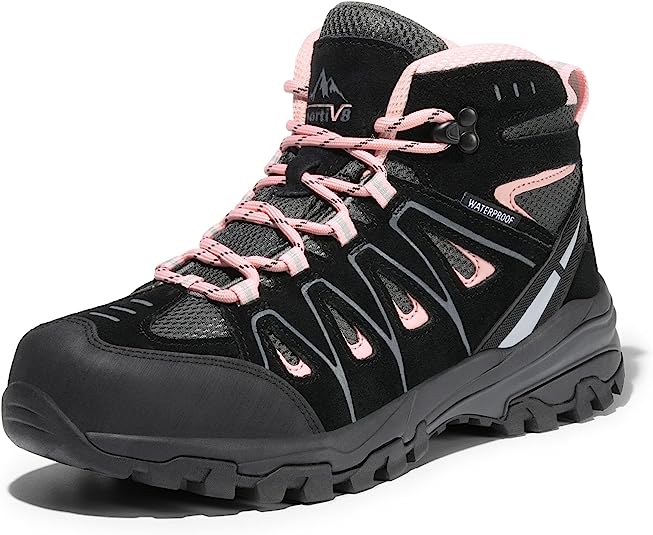 Photo 1 of NORTIV 8 Women's Waterproof Hiking Boots Outdoor Trekking Camping Trail Hiking Boots
