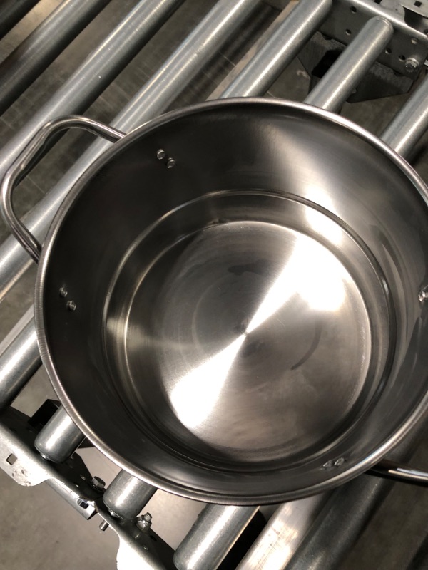 Photo 3 of Alpine Cuisine Aramco AI14830-6 7 Quart Steamer Pot Set, Large, Aluminum, 6.5-Quart Steamer 6.5-Quart