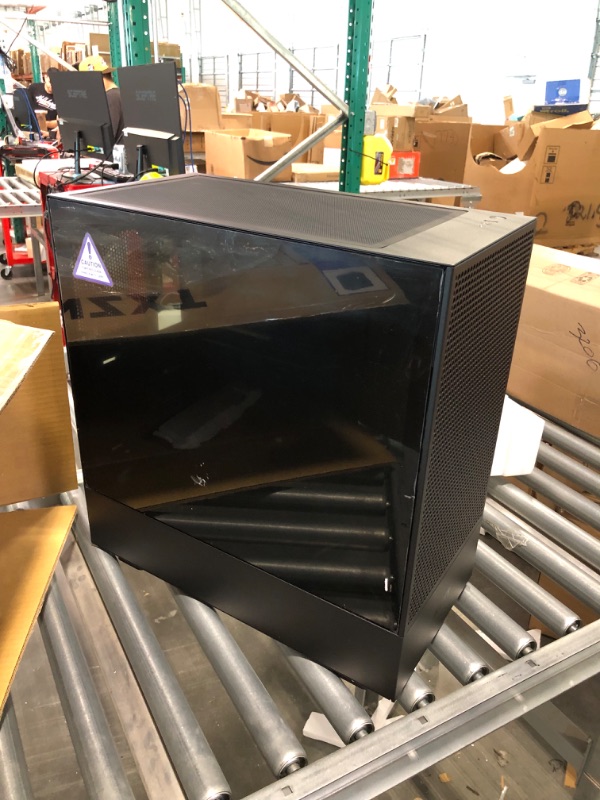 Photo 1 of NZXT H5 Flow Compact ATX Mid-Tower PC Gaming Case – High Airflow Perforated Front Panel – Tempered Glass Side Panel – Cable Management – 2 x 120mm Fans Included – 280mm Radiator Support – Black Black H5 Flow Non i-Series Case