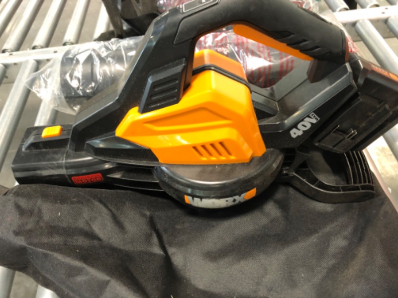 Photo 4 of Worx 40V Cordless Blower/Vacuum/Mulcher Power Share WG583.9 - (Tool Only)