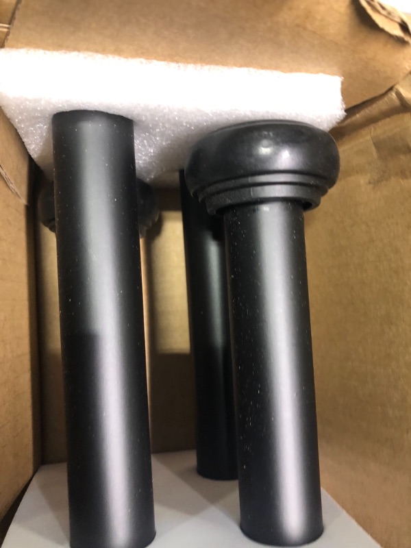 Photo 3 of 1 inch Curtain Rods,Curtain Rods for window 66 to 120,Black Curtain Rod,Hanging Curtain Rod with Brackets,Outdoor Curtain Rod,Adjustable Curtain Rod with Cap,2 Pack Matte Black 66-120