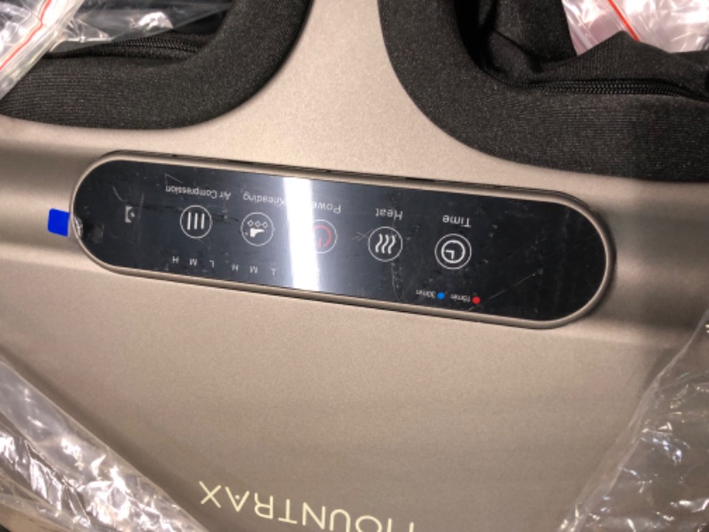 Photo 1 of MOUNTRAX Foot Massager Machine with Heat, Gifts for Women Men, Foot Massager for Plantar Fasciitis and Relieve Pain, Deep Kneading Shiatsu Foot Massager, Fits Feet Up to Men Size 12 Gray