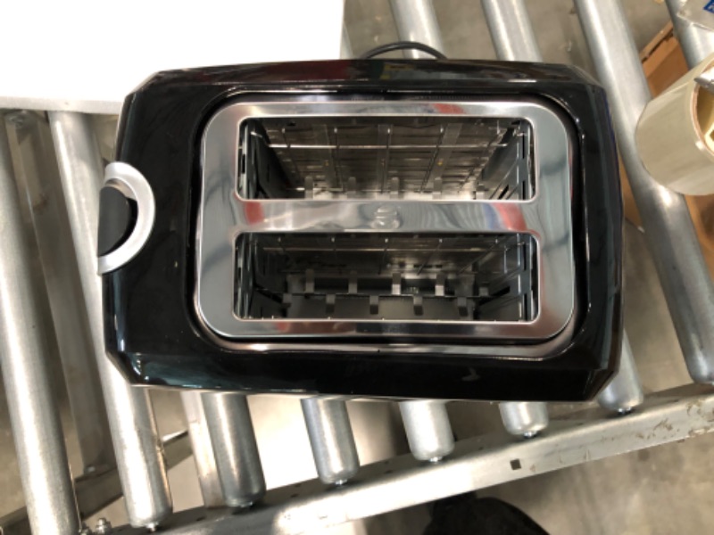 Photo 2 of BLACK+DECKER 2-Slice Extra-Wide Slot Toaster, Square, Black, T2569B