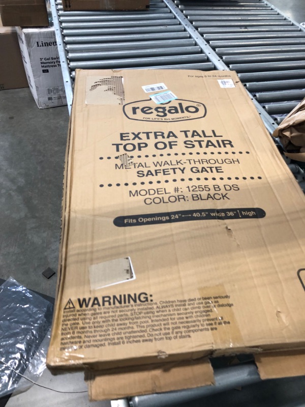 Photo 1 of Regalo Extra Tall Top of Stair Gate