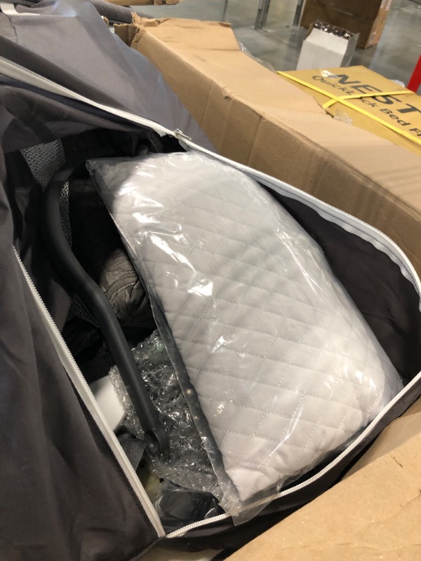 Photo 1 of ADOVEL Baby Bassinet Bedside Crib, Pack and Play with Mattress, Diaper Changer and Playards from Newborn to Toddles