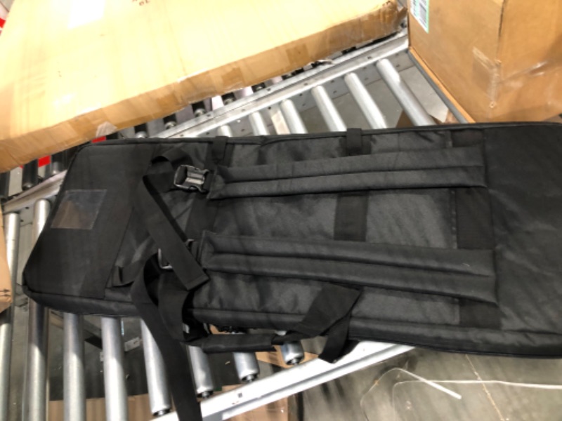 Photo 1 of Double Long Rifle Bag Firearm Transportation Case Outdoor Tactical Carbine Cases Water Dust Resistant Long Gun Case Bag,Bag for Hunting Shooting,Available Length in 38" 42" 38in Black