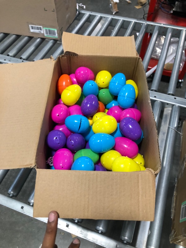 Photo 3 of Kiddokids APPROX. 200 Toys Filled Easter Eggs, 2.5 Inches Bright Colorful Prefilled Plastic Easter Eggs for Easter Basket Stuffers