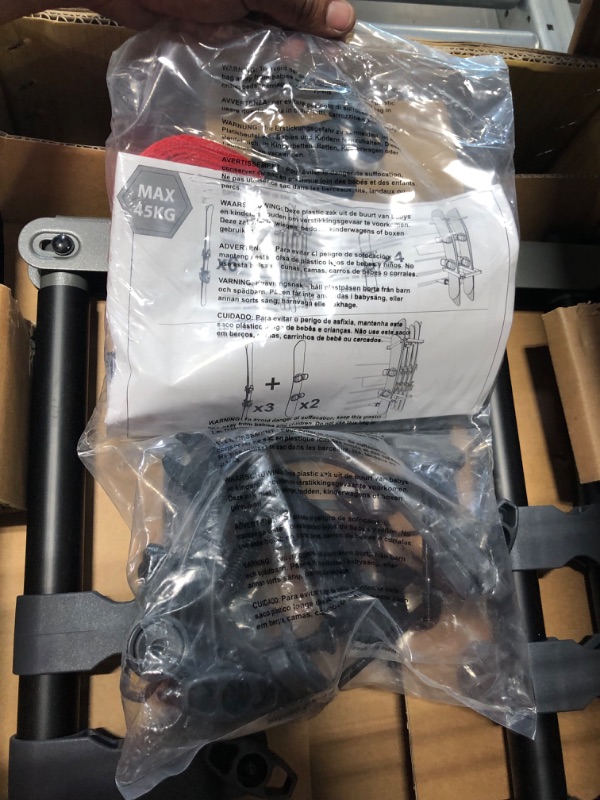 Photo 1 of BUZZRACK BUZZSKI - Hitch Mounted Ski & Snowboard Rack | Fits 2" or 1.25" Receivers | Tilting Away