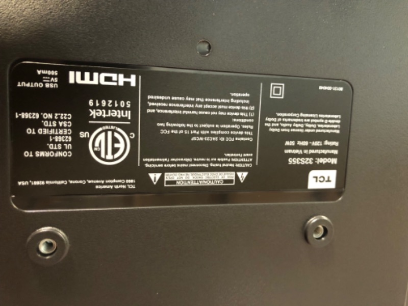 Photo 1 of TCL 32" Class 3-Series HD 720p LED Smart Roku TV - 32S355