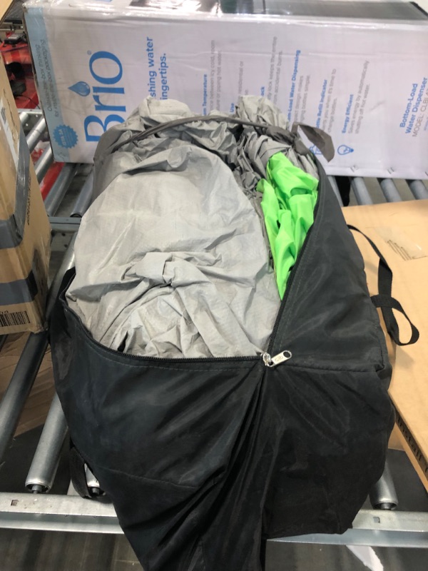 Photo 1 of CAMPROS CP Tent-8-Person-Camping-Tents, Waterproof Windproof Family Tent, 5 Large Mesh Windows, Double Layer, Divided Curtain for Separated Room, Portable with Carry Bag Green