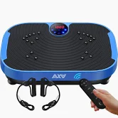 Photo 1 of AXV Vibration Plate Exercise Machine Whole Body Workout Vibrate Fitness Platform Lymphatic Drainage Machine for Weight Loss Shaping Toning Wellness Home Gyms Workout BOAT-BLUE