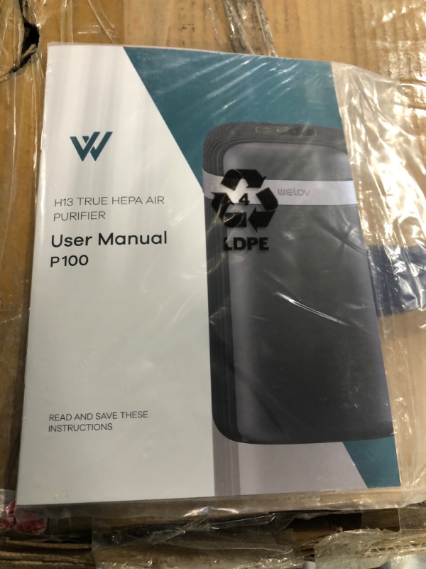 Photo 2 of Air Purifiers for Bedroom: Welov H13 True HEPA Air Purifiers for Pets Allergens Removal to 0.1 Microns, 23db Quiet, Night Light, Air Cleaner Odor Eliminator for Pet Hair Pollen Smoke Dust, Ozone Free P100 Grey