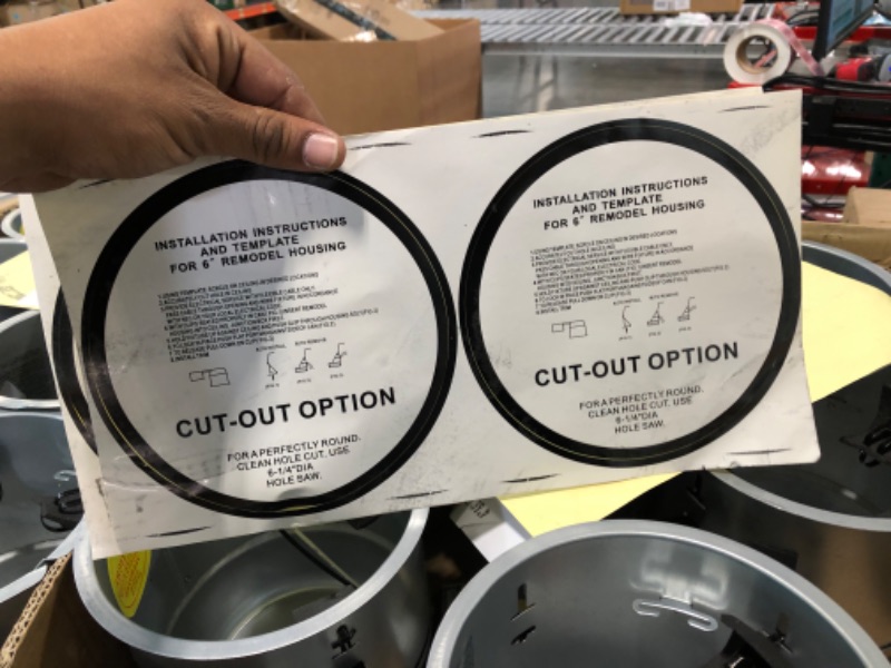 Photo 4 of 24 Pack 6 Inch Remodel Housing, Shallow Type Airtight IC Can Housing with TP24 Connector for LED Recessed Lighting, ETL Listed