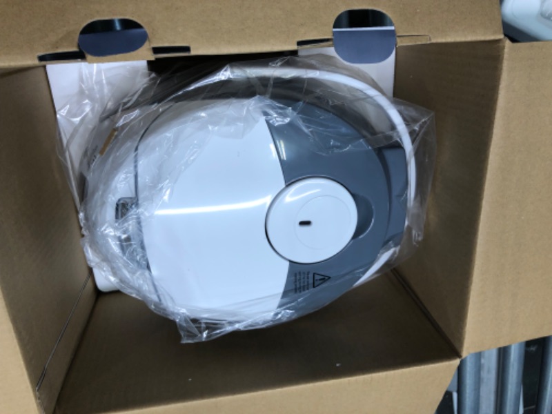 Photo 3 of YumAsia Panda Mini Rice Cooker With Ninja Ceramic Bowl and Advanced Fuzzy Logic (3.5 cup, 0.63 litre) 4 Rice Cooking Functions, 4 Multicooker functions, Motouch LED display - 120V (White and Grey)