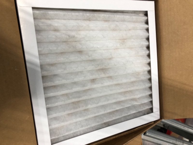 Photo 2 of Aerostar 14x14x1 MERV 11 Pleated Air Filter, AC Furnace Air Filter, 6 Pack (Actual Size: 13 3/4"x13 3/4"x3/4") 14x14x1 Filter