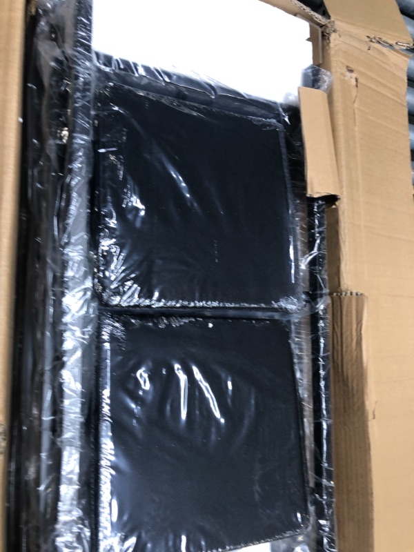 Photo 1 of black dresser with 10 drawers