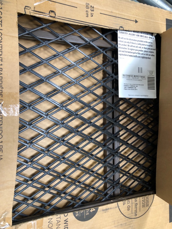 Photo 1 of Position & Lock Baby Gate, Pressure-Mounted, Farmhouse Collection