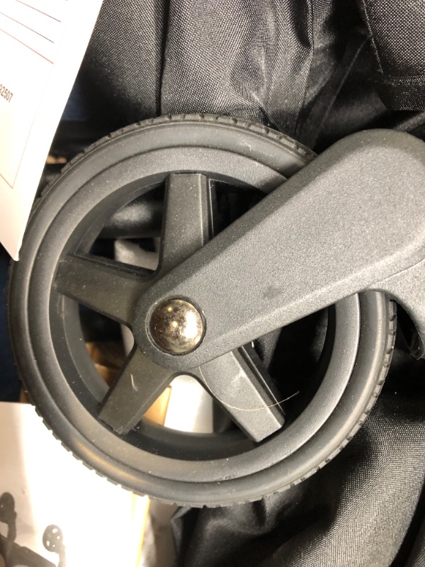 Photo 1 of Mompush Lithe Double Stroller, Lightweight Twin Stroller with Aluminum Frame and Two Large Individual Recline Seat, Double Stroller Infant and Toddler with Large Canopy Navy