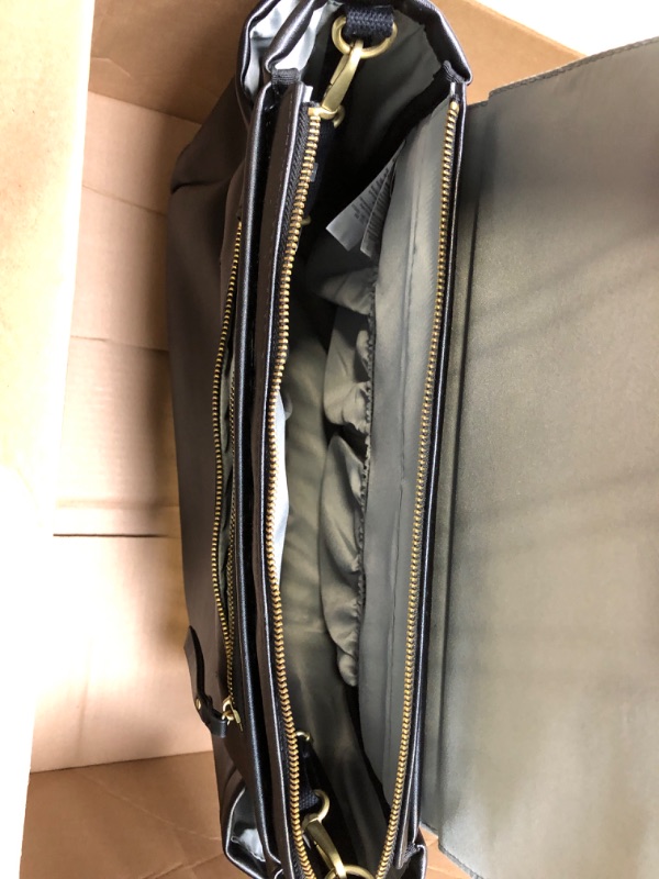 Photo 2 of 10 Pocket Greenwich Luxury Diaper Bag - Black