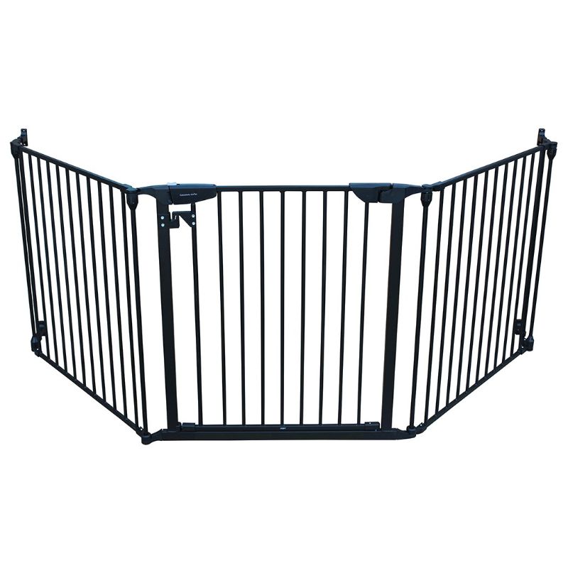 Photo 1 of Cardinal Gates XpandaGate, Black: Baby Gate for Stairs, Doorways, and Hallways | The Width is 100 inches for Extra Wide Openings, Works Well as a Indoor Pet Fence & Extensions are Available