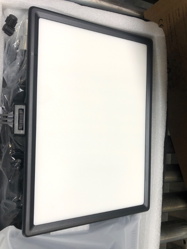 Photo 1 of RALENO 2 Packs LED Video Light and 75inches Stand Lighting Kit Include: 3200K-5600K CRI95+ Built-in Battery with 1 Handbag 2 Light Stands for Gaming,Streaming,Youtube,Web Conference,Studio Photography 192LEDS