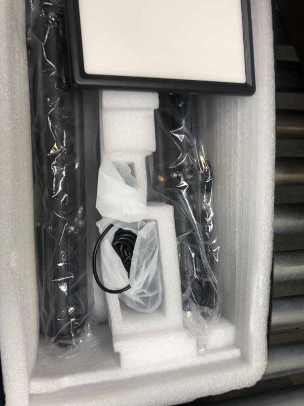 Photo 1 of RALENO 2 Packs LED Video Light and 75inches Stand Lighting Kit Include: 3200K-5600K CRI95+ Built-in Battery with 1 Handbag 2 Light Stands for Gaming,Streaming,Youtube,Web Conference,Studio Photography 192LEDS