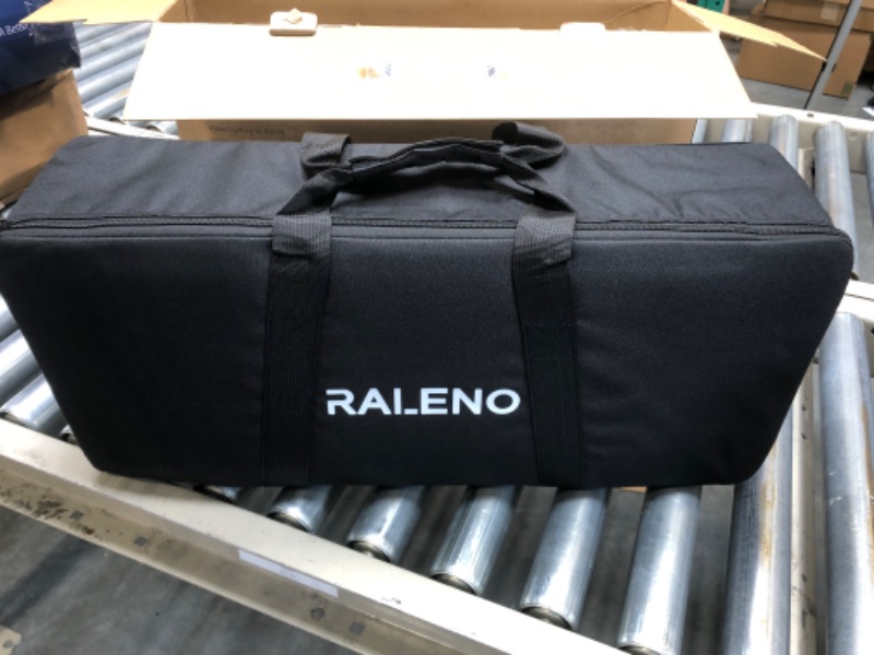Photo 1 of RALENO 2 Packs LED Video Light and 75inches Stand Lighting Kit Include: 3200K-5600K CRI95+ Built-in Battery with 1 Handbag 2 Light Stands for Gaming,Streaming,Youtube,Web Conference,Studio Photography 192LEDS