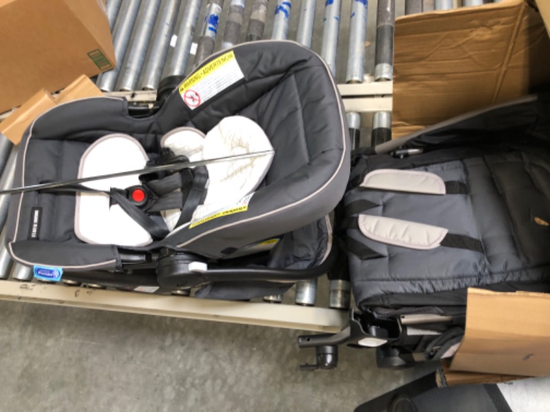 Photo 3 of Graco Modes Element Travel System, Includes Baby Stroller with Reversible Seat, Extra Storage, Child Tray and SnugRide 35 Lite LX Infant Car Seat, Redmond Element Redmond