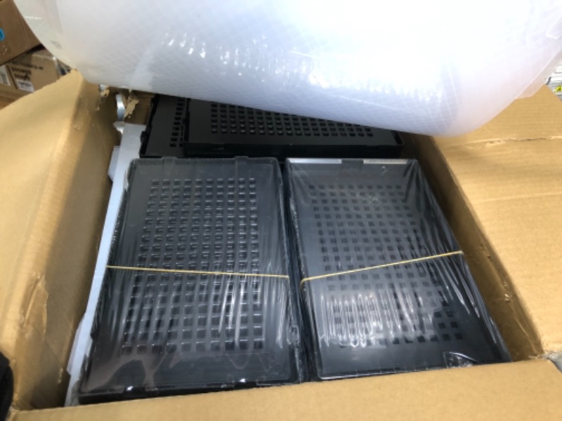 Photo 1 of JOCHER 12 Pack Shoe Storage Boxes Black,Clear Plastic Stackable Shoes Organizer for Closet,Sneaker Storage Bins with Lids,Shoe Storage Containers for Under Bed,Entryway,Closet Floor,Space Saving