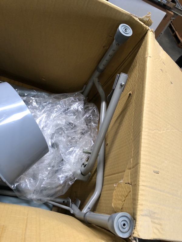 Photo 1 of Homecraft Deluxe Bariatric Drop Arm Commode, Strong, Sturdy, Durable, Safe, Spacious, and Padded Commode Designed for Patients Who Struggle with Obesity Up to 1000 Pounds, Easy-to-Assemble