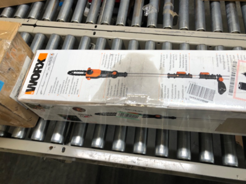 Photo 2 of WORX WG349 20V Power Share 8" Pole Saw with Auto Tension 20V Pole Saw  