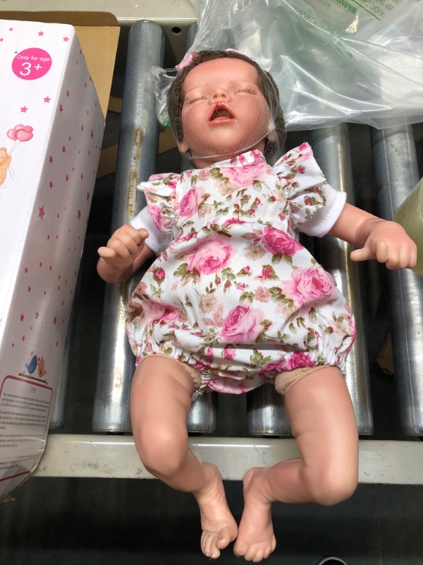 Photo 4 of CARANOVO Reborn Baby Dolls - 12 Inch Realistic Sleeping Newborn Small Baby Doll for 3 + Year Old Kids 12 inch doll