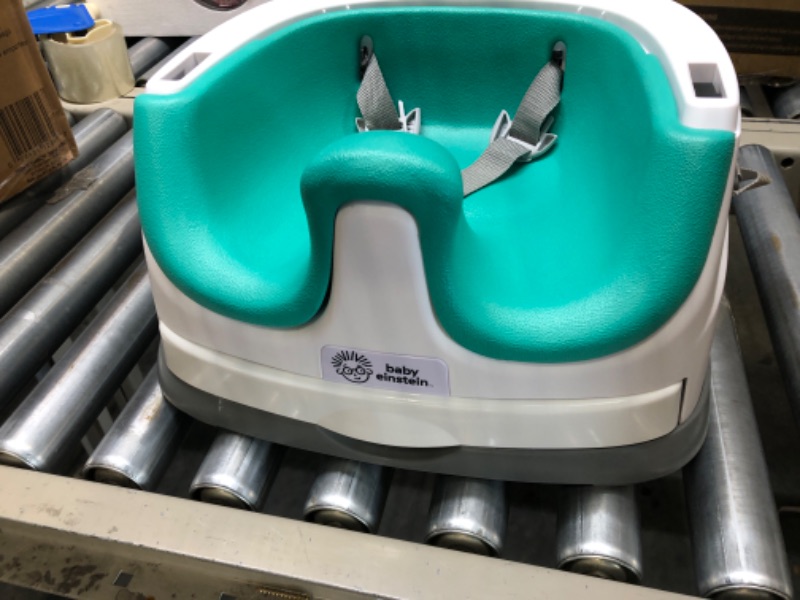 Photo 1 of Baby Einstein Dine & Discover Multi-Use Booster Feeding & Floor Activity Seat with Self-Storing Tray Sea of Support