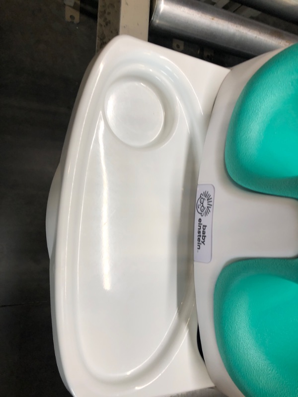 Photo 1 of Baby Einstein Dine & Discover Multi-Use Booster Feeding & Floor Activity Seat with Self-Storing Tray Sea of Support