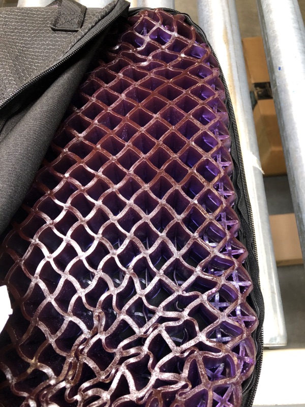 Photo 2 of Purple Royal Seat Cushion - Seat Cushion for The Car Or Office Chair - Temperature Neutral Grid