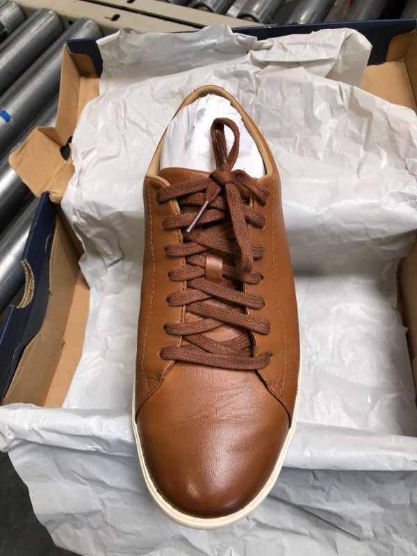 Photo 2 of Cole Haan Men's Grand Crosscourt II Sneakers 8 Wide Tan Leather Burnsh