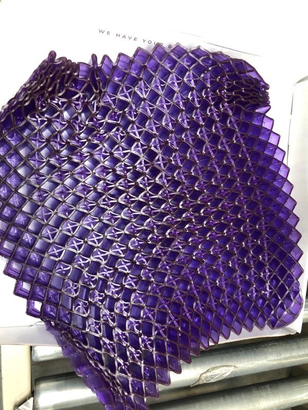 Photo 2 of Purple Royal Seat Cushion - Seat Cushion for The Car Or Office Chair - Temperature Neutral Grid