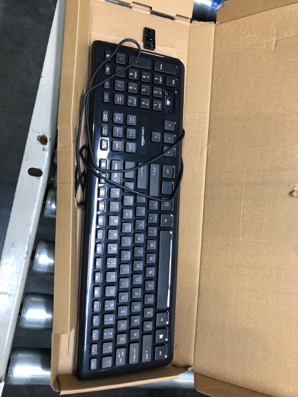 Photo 1 of AMAZON KEYBOARD AND MOUSE COLOR BLACK