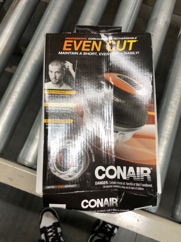 Photo 6 of Conair Even Cut Cord and Cordless Circular Haircut Kit CNRHC900RN