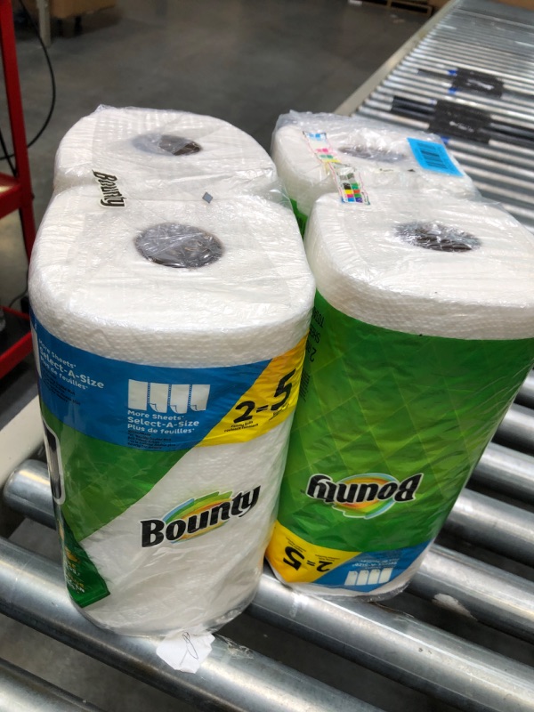 Photo 2 of 2 PACKS OF BOUNTY PAPER TOWELS 2 ROLLS EACH PACK