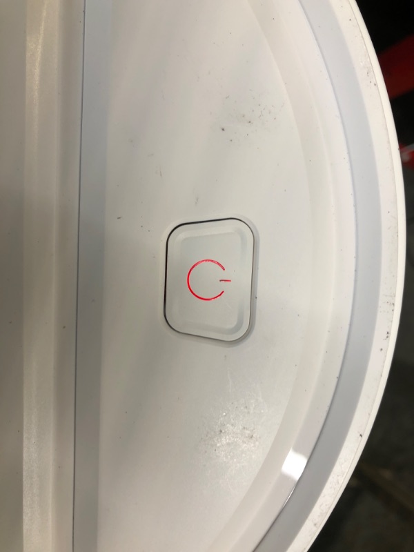 Photo 1 of Lefant Robot Vacuum Cleaner, Tangle-Free, Strong Suction, Slim, Low Noise, Automatic Self-Charging, Wi-Fi/App/Alexa Control, Ideal for Pet Hair Hard Floor and Daily Cleaning, M210 White Medium