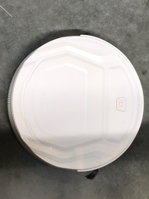 Photo 1 of Lefant Robot Vacuum Cleaner, Tangle-Free, Strong Suction, Slim, Low Noise, Automatic Self-Charging, Wi-Fi/App/Alexa Control, Ideal for Pet Hair Hard Floor and Daily Cleaning, M210 White Medium